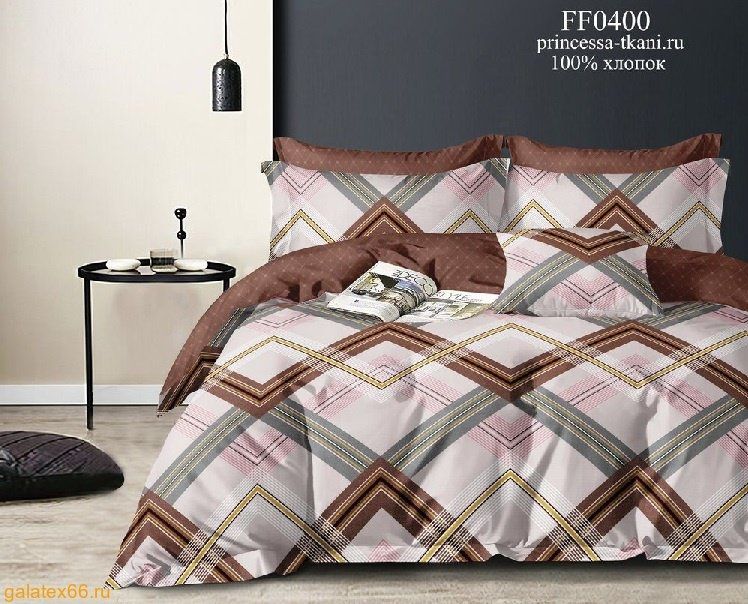 Комплект постельного белья, 1.5-спальное, поплин