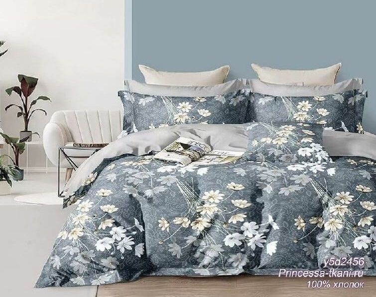 Комплект постельного белья, евро, поплин