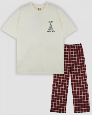 Пижама женская (футболка+брюки)